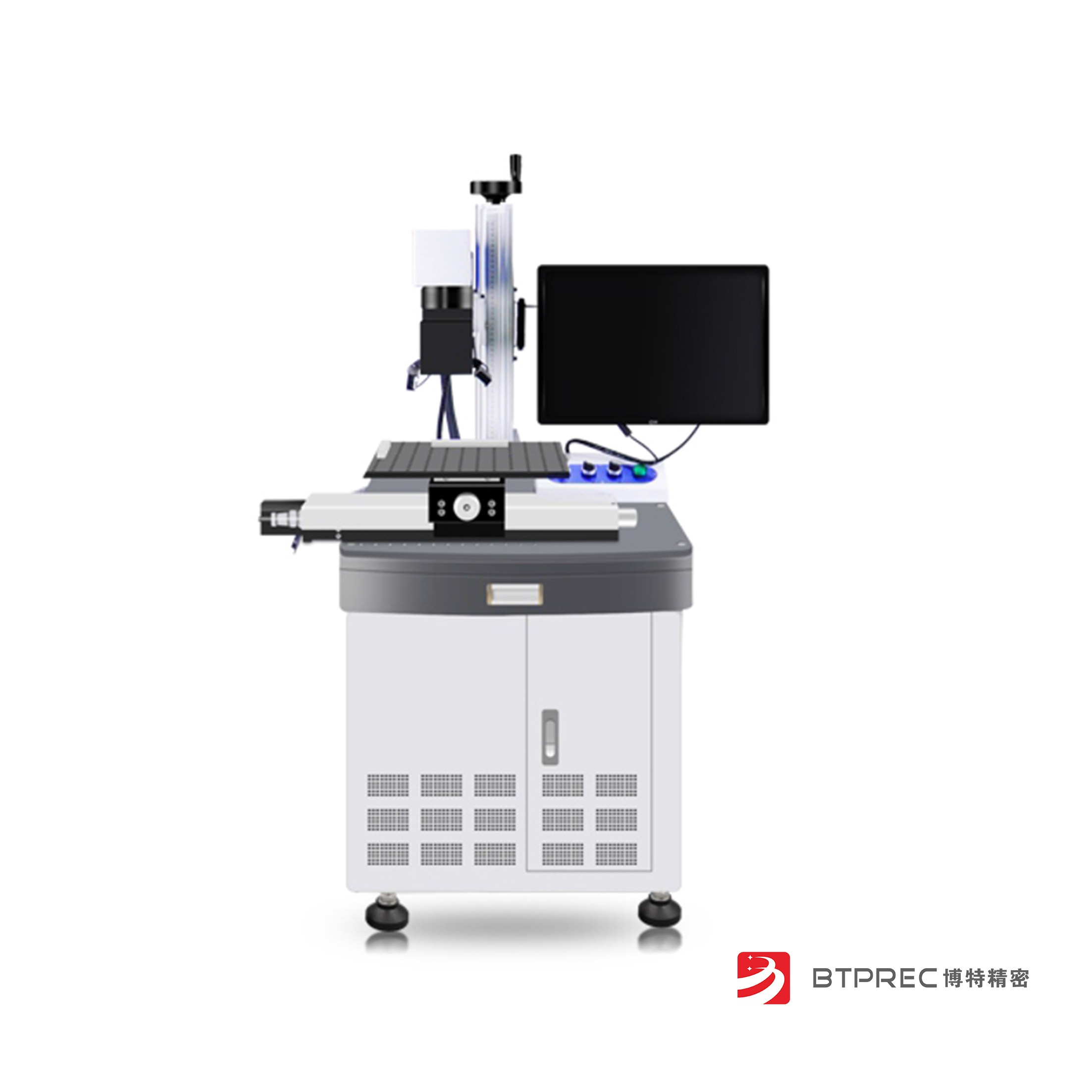 CCD視覺(jué)定位加持！博特精密光纖激光打標機助力電子制造業(yè)效率翻倍
